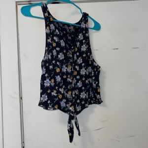 Large American Eagle Floral Top